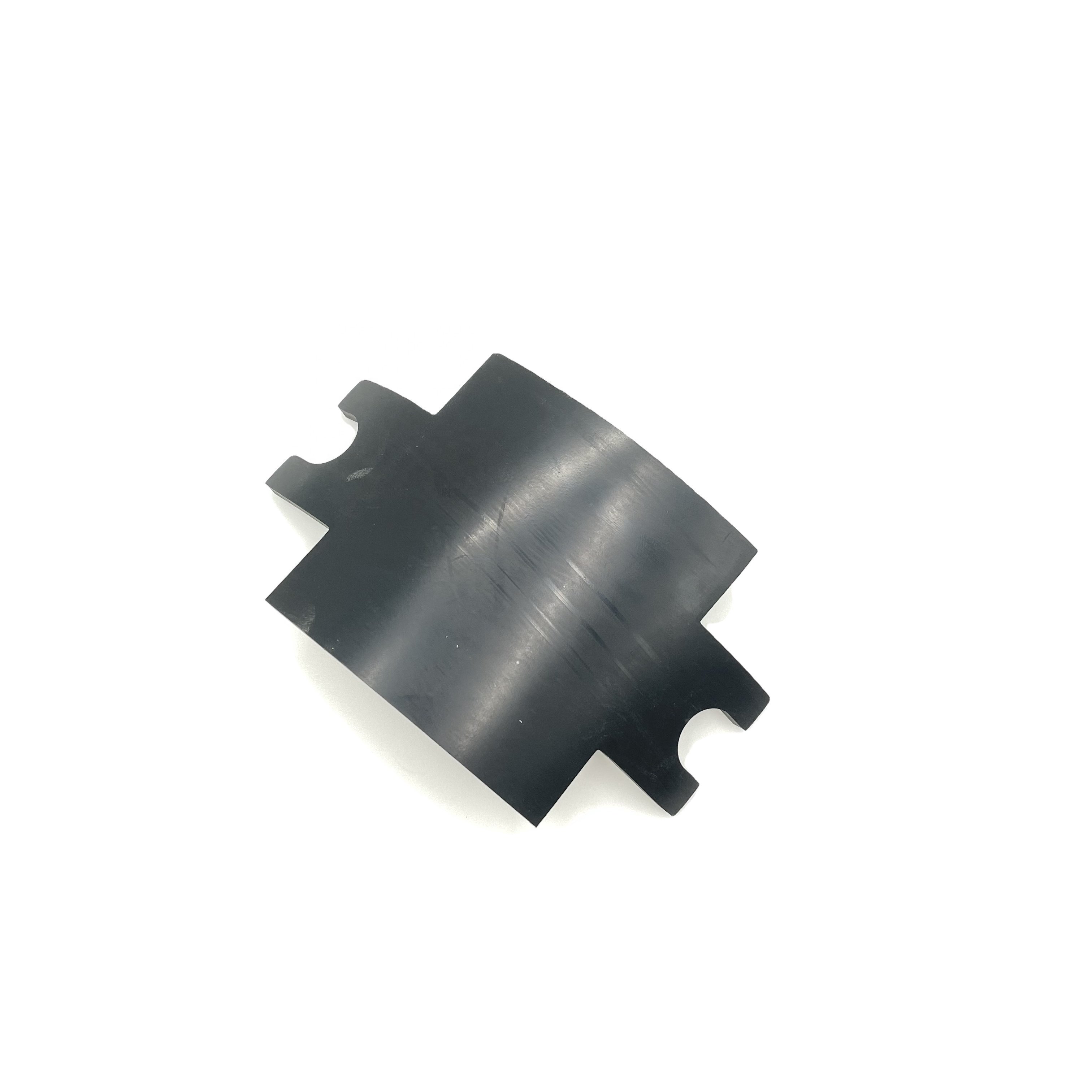 Factory Supply Non slip buffering customized 3mm 5mm black silicone rubber mold sheet