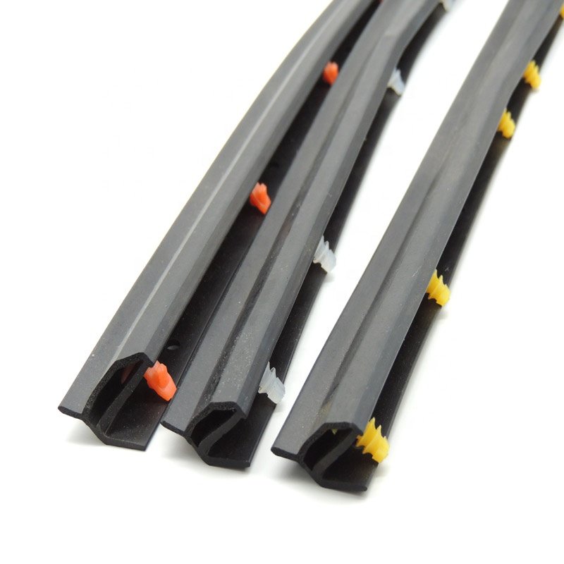 EPDM car/automotive rubber strip with plastic nail
