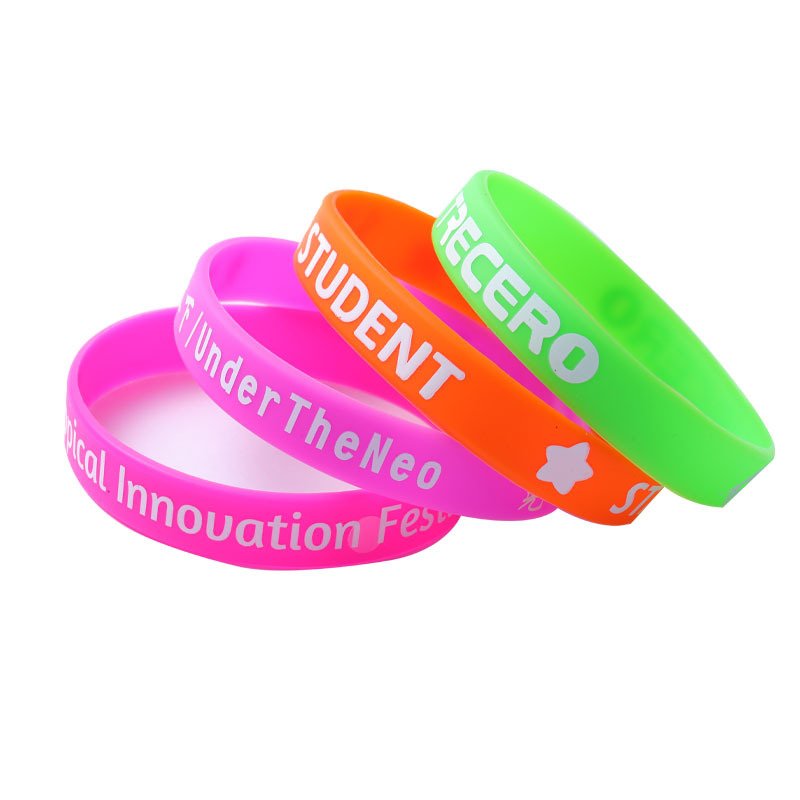 Make Your Own Rubber Wristbands With Message or Logo Custom Silicone Bracelets and Personalized Wrist Band rubber bracelet