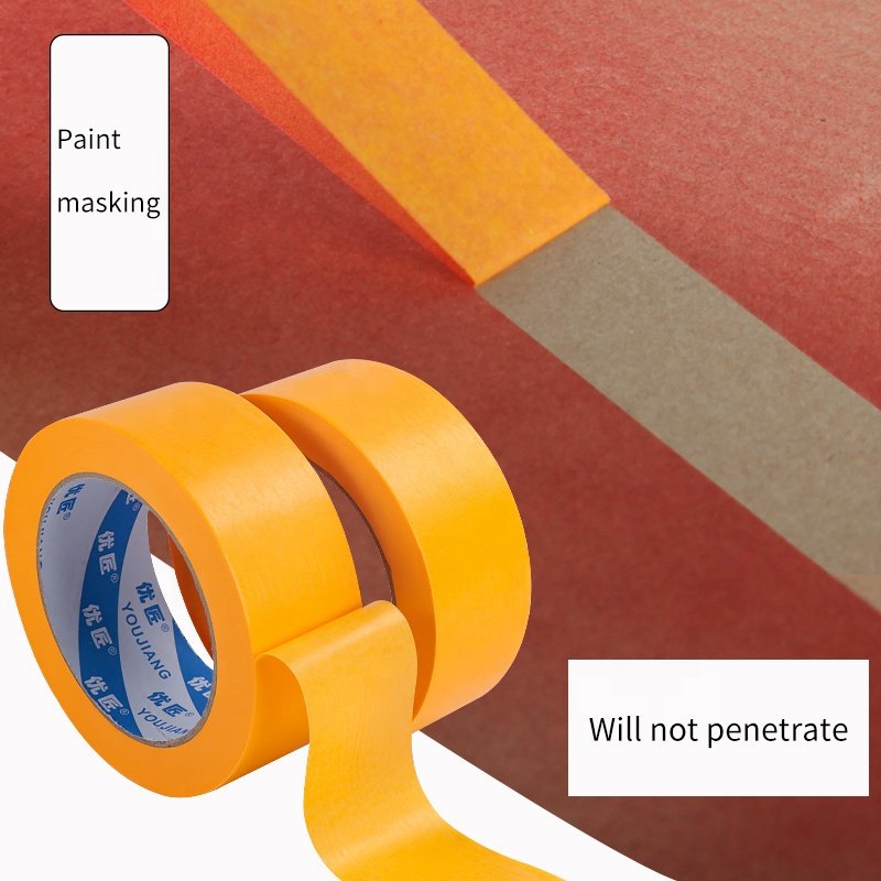 YOUJIANG Custom Printing Good Price maler klebeband Automotive Painting Masking Goldband Painter's Japanese Washi Tape