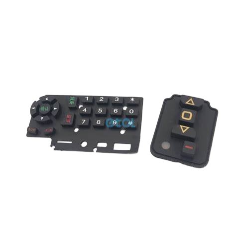 Customized matrix tactile numeric silicone rubber button keypad