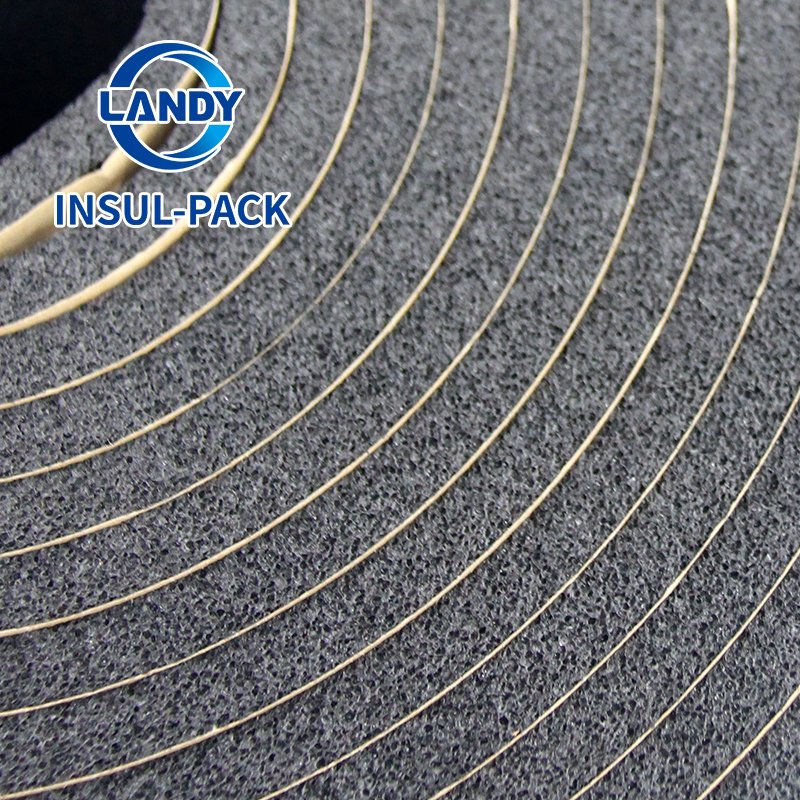 Elastomeric Closed Cell Black Rubber Black Foam Insulation Roll