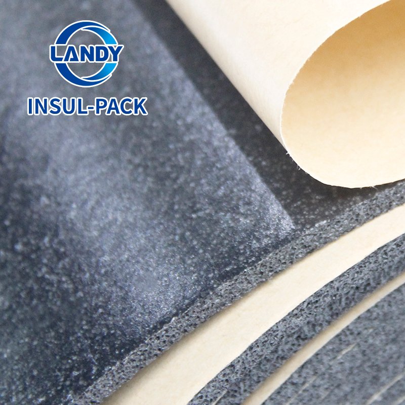 Elastomeric Closed Cell Black Rubber Black Foam Insulation Roll