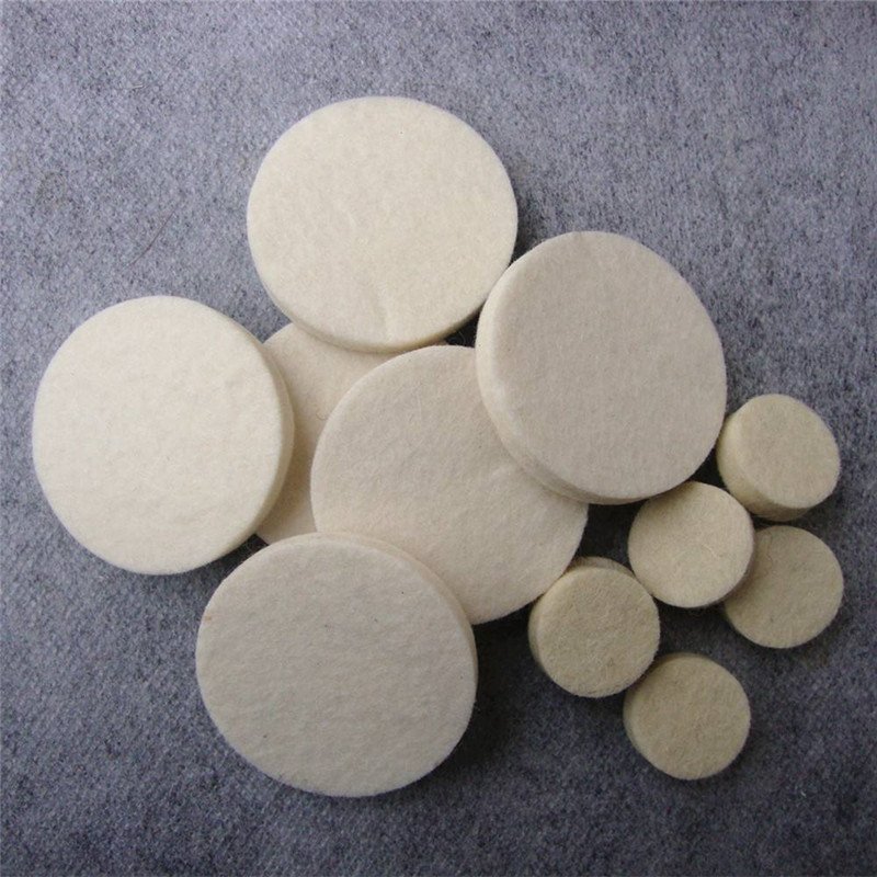 Suit Felt Washer Gasket, Oil Absorption Felt Pads 100% Wool Felt for Machine Felt Material Polyester White Industry Sealing