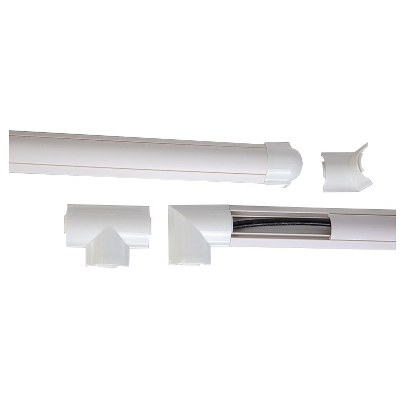 Cord Cover On-Wall Raceway Kit 100X100 PVC Cable Trunking