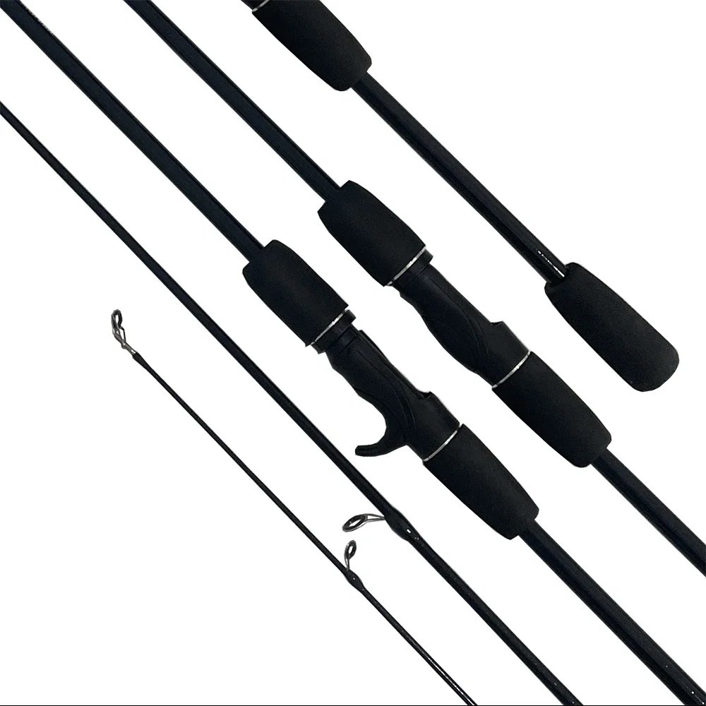 NEWMAJOR 1.68M to 2.1M 2-Section Carbon Lure Fishing Rod Spinning/Casting Hard EVA Handle for River Lake Fishing