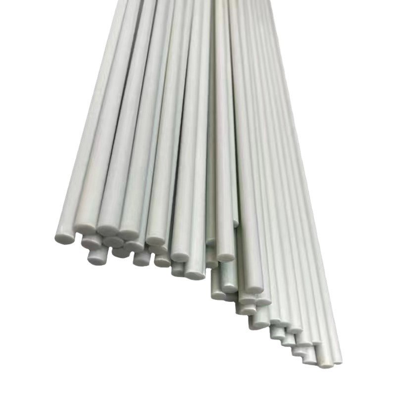 Factory UV resistance pultruded FRP fiberglass solid rod pole for curtain rolet