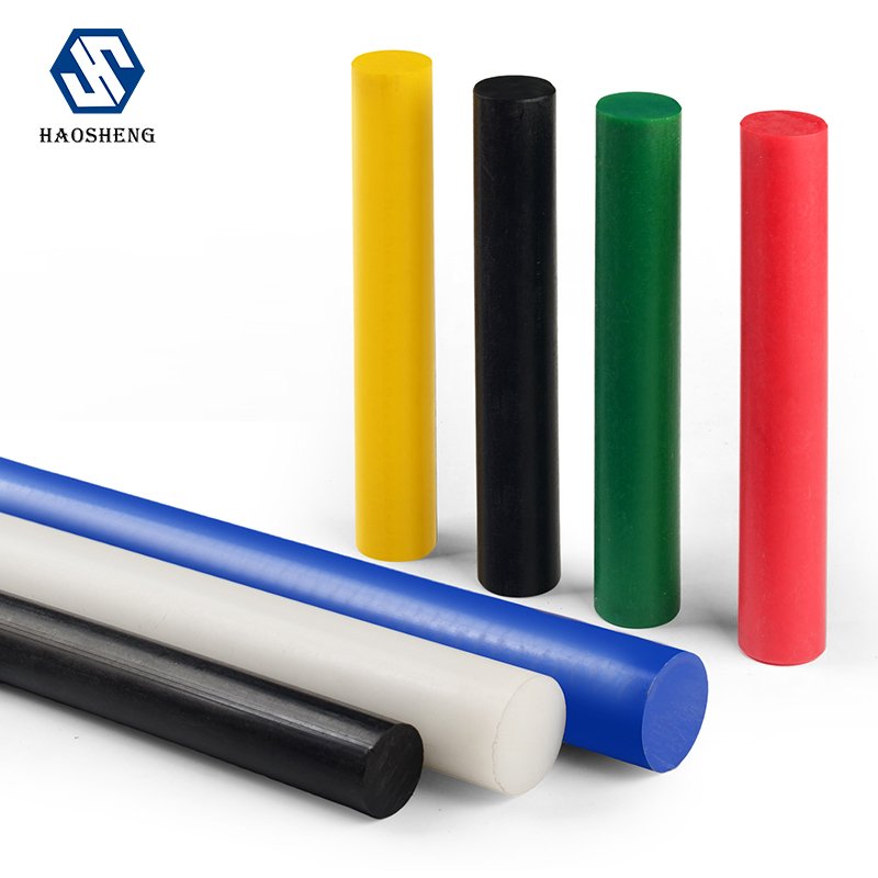 Factory Custom OEM High Quality mc cast nylon pa6 pa66 abs pvc peek rod manufactur nylon black blue white rod