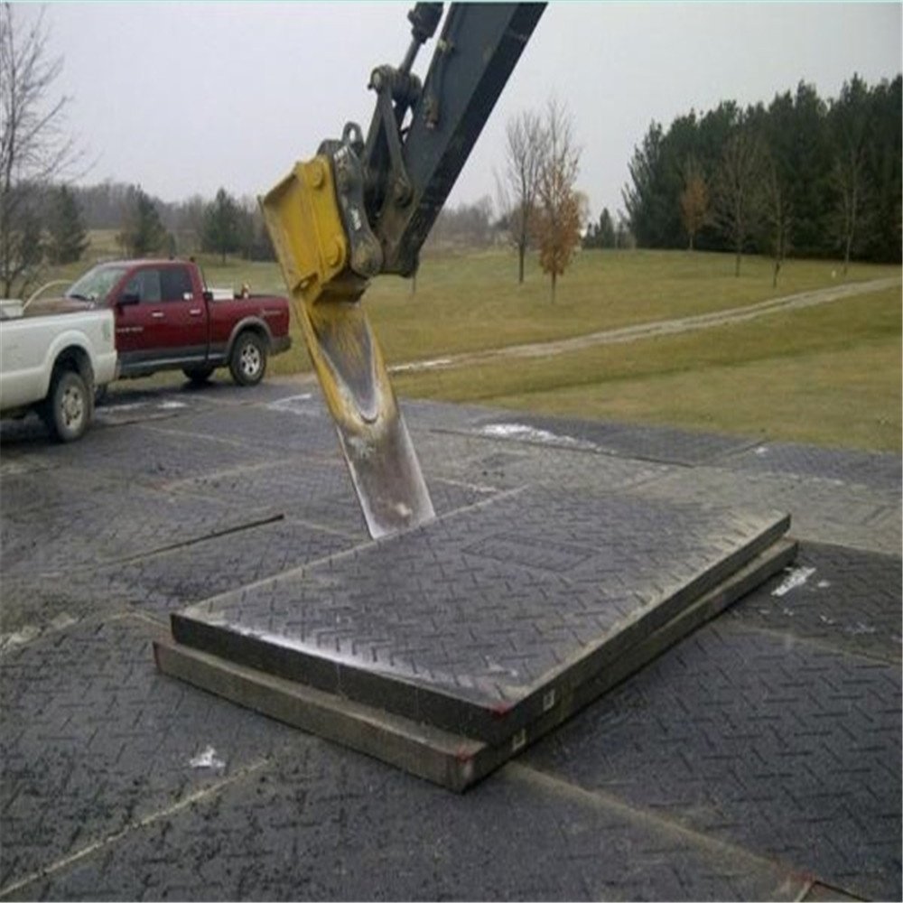 HDPE Composite Overlapping Interlocking Rig Road Mat Durabase Oil Field Temporary Ground Protection Mat