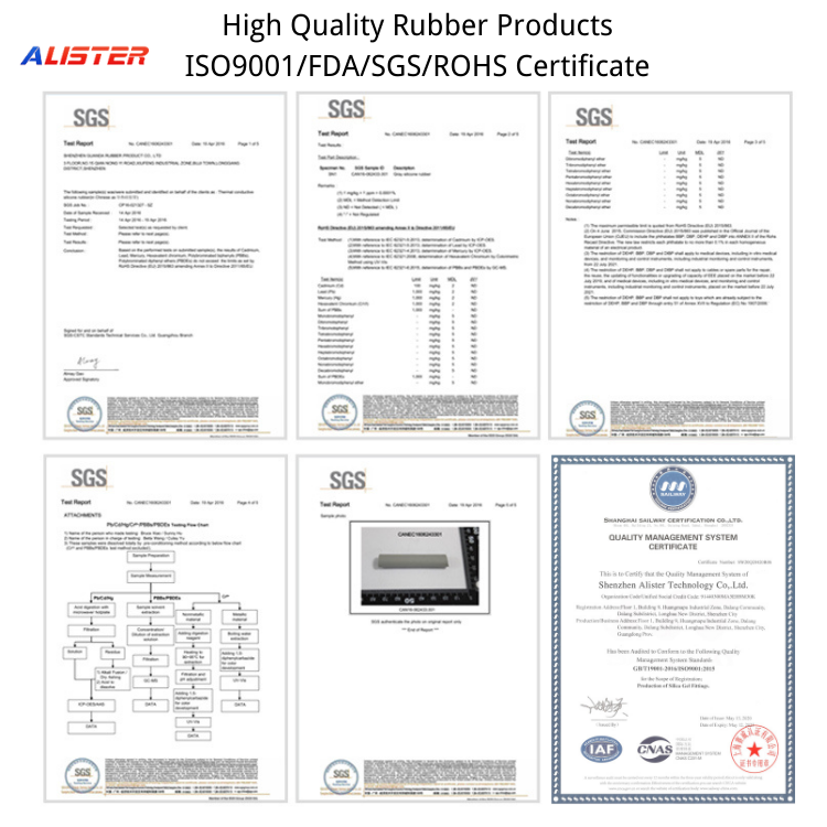 Custom Waterproof Die Cut High Temperature Silicone Roll Eva Thick Rubber Sheet