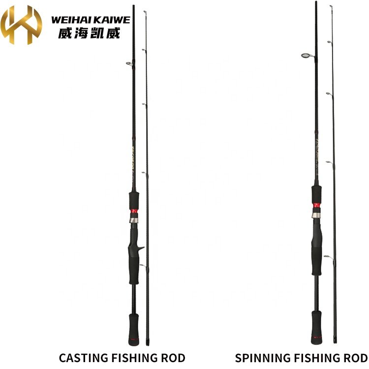 Wholesale 1.8 2.1 meter Fiberglass Lure Fishing Rod M MH Power Spinning Casting Baitcasting Fishing Rods Slow Jigging