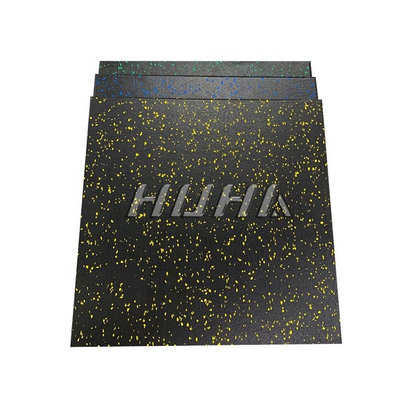 Factory hot sale 20mm indoor gym rubber mating floor with groves and clips for assemble easy clean rubber mat floor rubber tiles