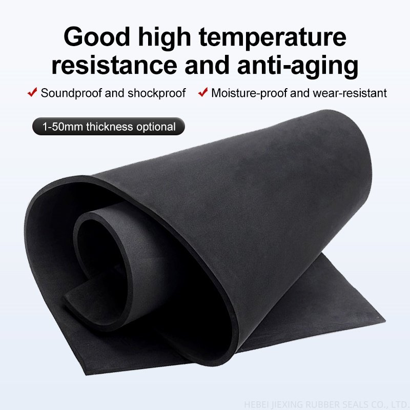 Custom High Quality 0.5mm 12mm Thickness 9mm 3mm Fkm Sbr Nbr Epdm Foam Rubber Sheet Roll