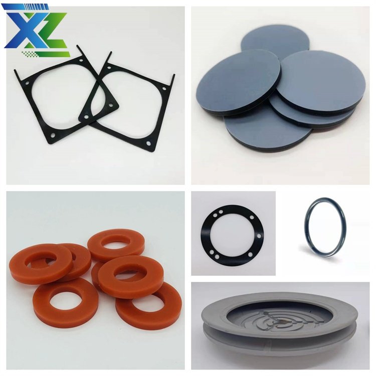 Molded Products and Parts Fkm Silicone Rubber Part NBR Rubber High Quality Customize Silicone Black Moulding Nonstandard