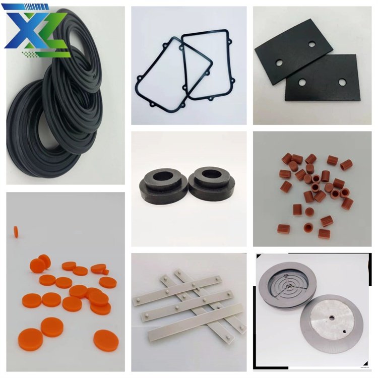 Molded Products and Parts Fkm Silicone Rubber Part NBR Rubber High Quality Customize Silicone Black Moulding Nonstandard