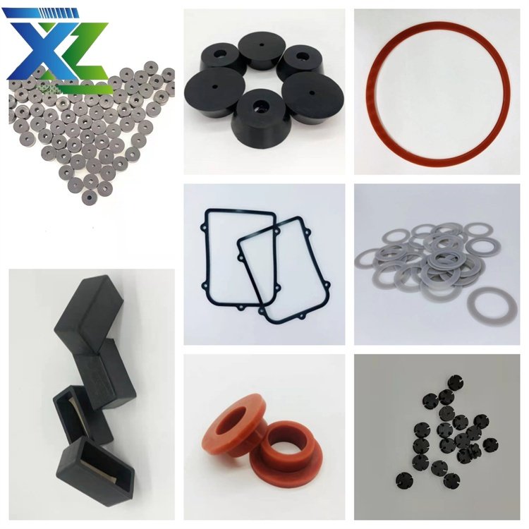 Molded Products and Parts Fkm Silicone Rubber Part NBR Rubber High Quality Customize Silicone Black Moulding Nonstandard
