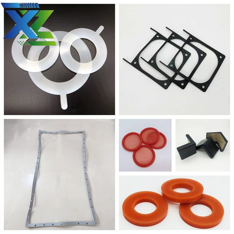 Molded Products and Parts Fkm Silicone Rubber Part NBR Rubber High Quality Customize Silicone Black Moulding Nonstandard