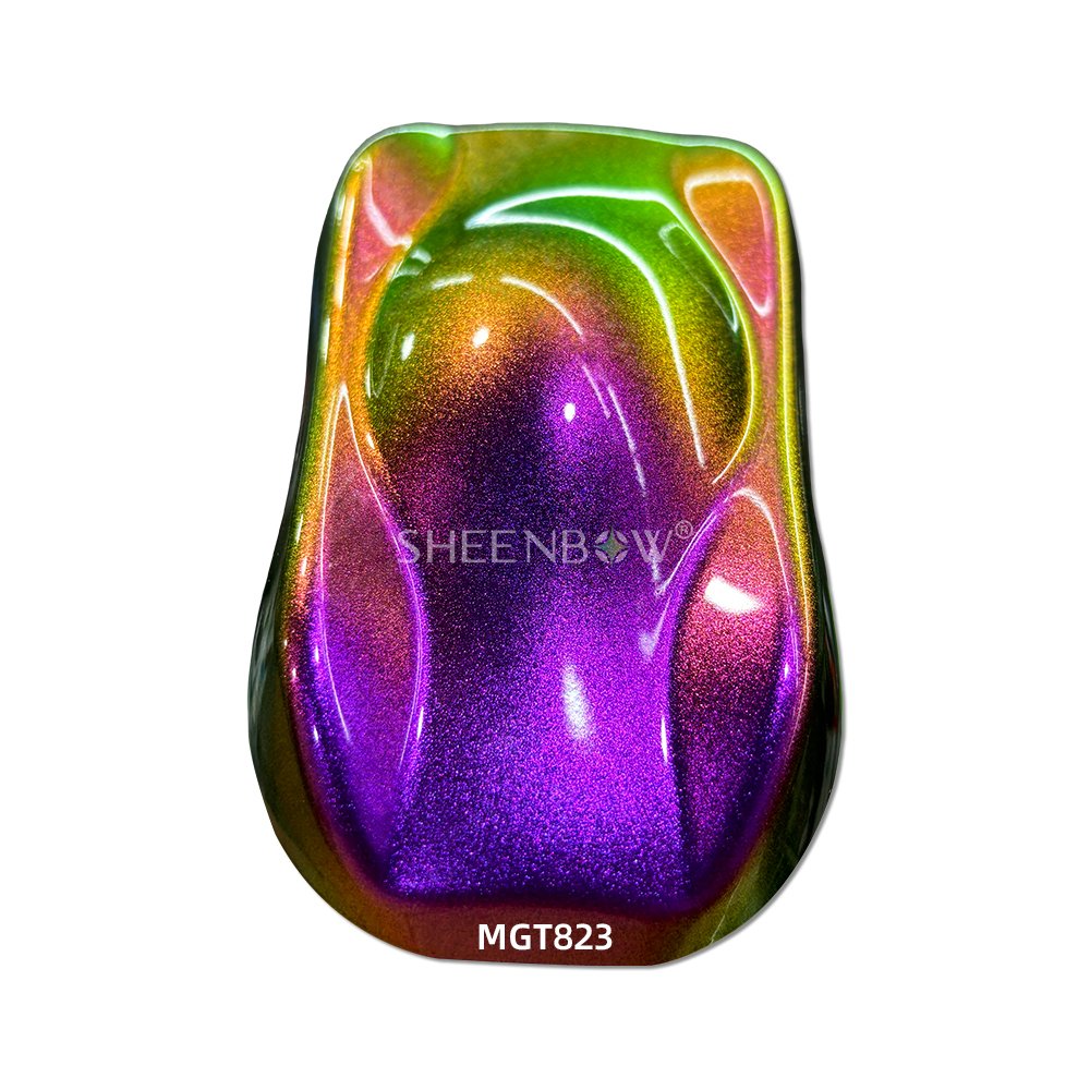 Sheenbow Makeup Metallic Shimmer Monochromatic Super Chrome Mirror Pearl Eyes Chameleon Pigment chrome car paint powder