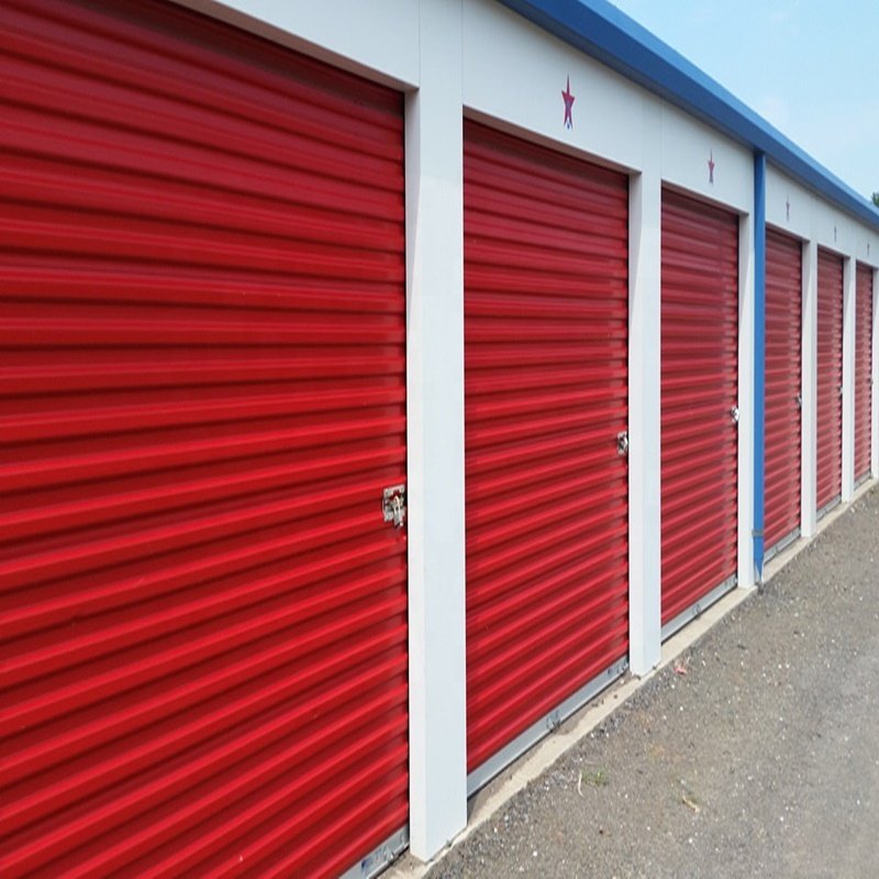 Modern Australian style automatic steel roll up garage doors