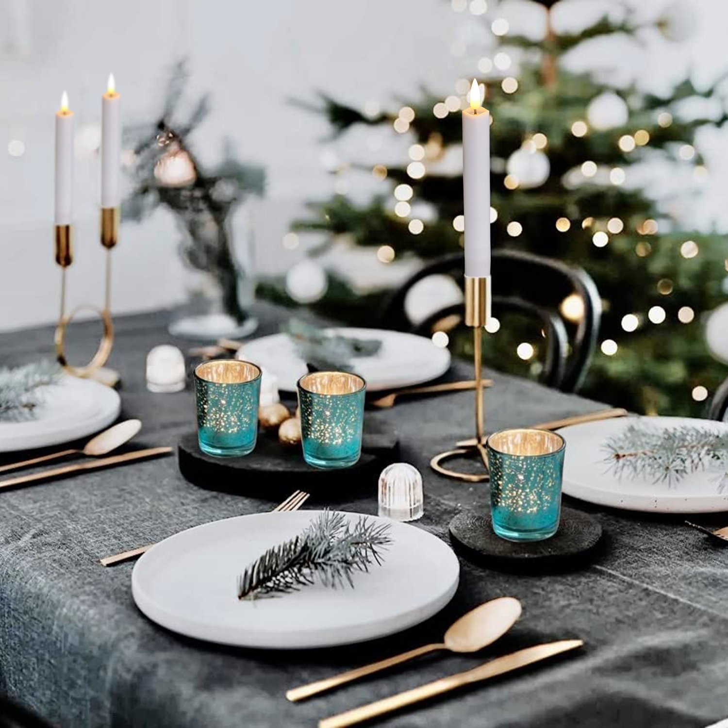 RDL62A12FR10 LED Candles Light Wedding Festival Decor Electronic 10-key Remote Control Pressed Long Bullet Wick Candle Light