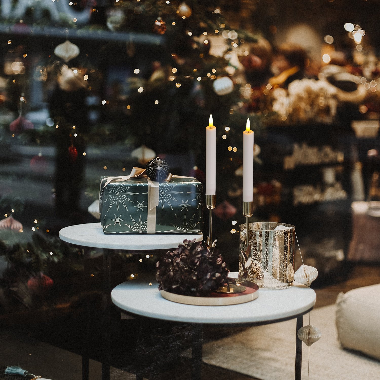 RDL62A12FR10 LED Candles Light Wedding Festival Decor Electronic 10-key Remote Control Pressed Long Bullet Wick Candle Light