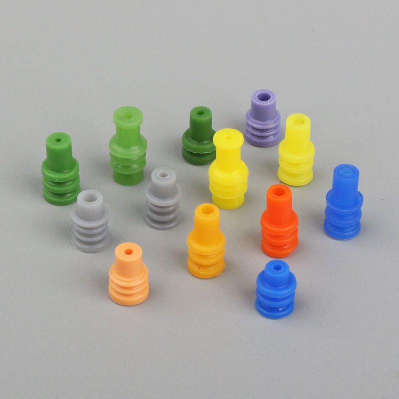 963530-1Grey Silicone Rubber Automotive Wire Seal