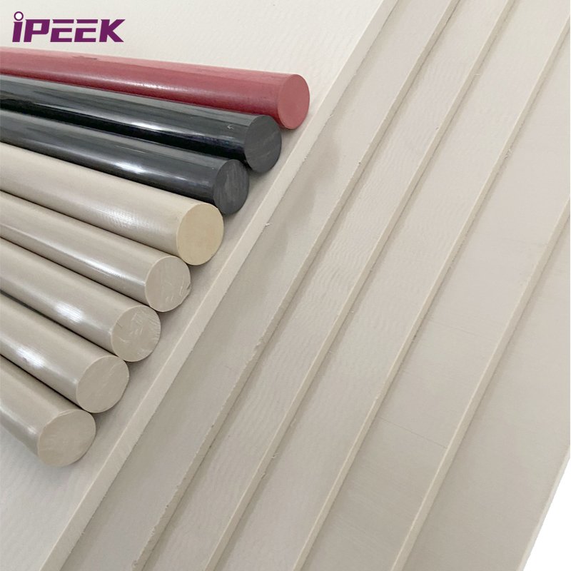 iPEEK Engineering Plastic Dia 10mm 30% Reinforced Glass Fiber Filled GF30 Peek Rod for Custom Electronic Components, Smart Robot