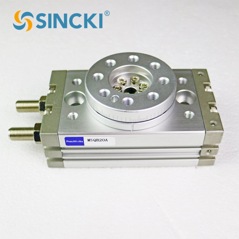 SINCKI Brand MSQ Series Pneumatic Rotary Cylinder MSQB10R Rotary Cylinder