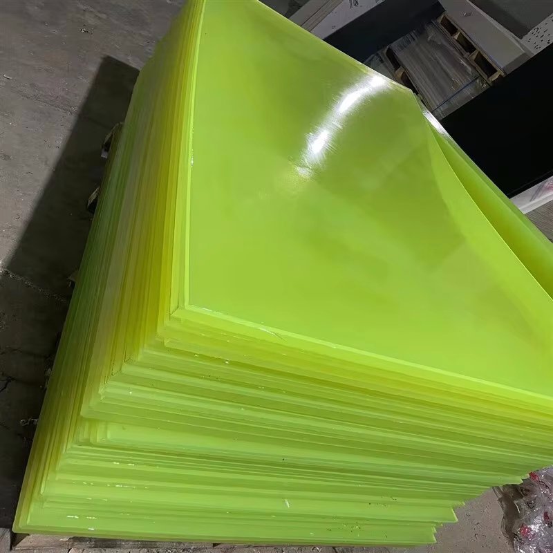 High Density Centrifugal Casting PU Sheet, Hard & Flexible Polyurethane Rubber Plate, Ideal for Storage & Injection Molding