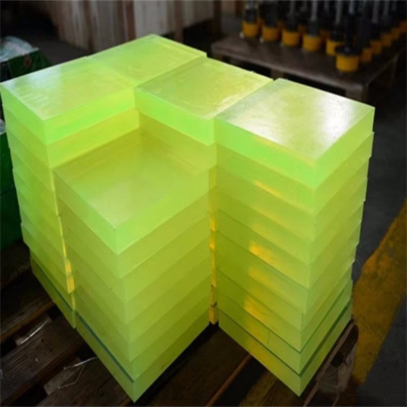High Density Centrifugal Casting PU Sheet, Hard & Flexible Polyurethane Rubber Plate, Ideal for Storage & Injection Molding