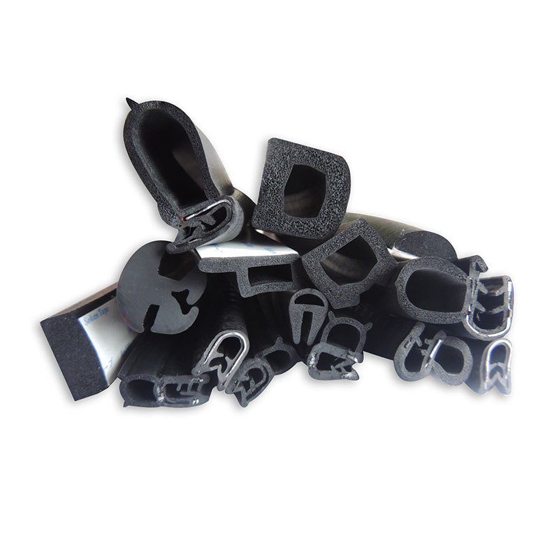 Customize Epdm Durable Car Waterproof Soundproof Insulation Three-composite U-shaped Rubber Sealing Strip For Window Automotive