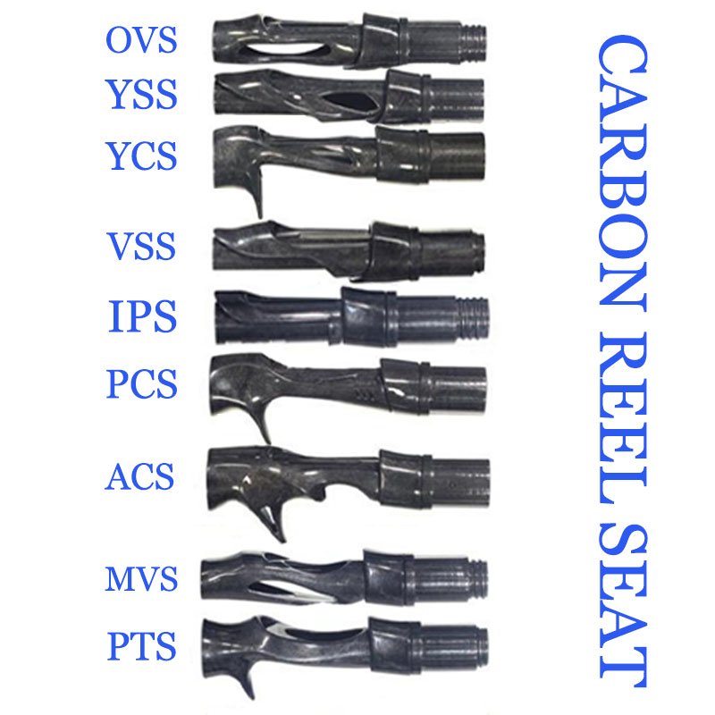 carbon reel seat Custom fishing rod customized fast delivery ultra light Fishing Rod Building reelseat carbon