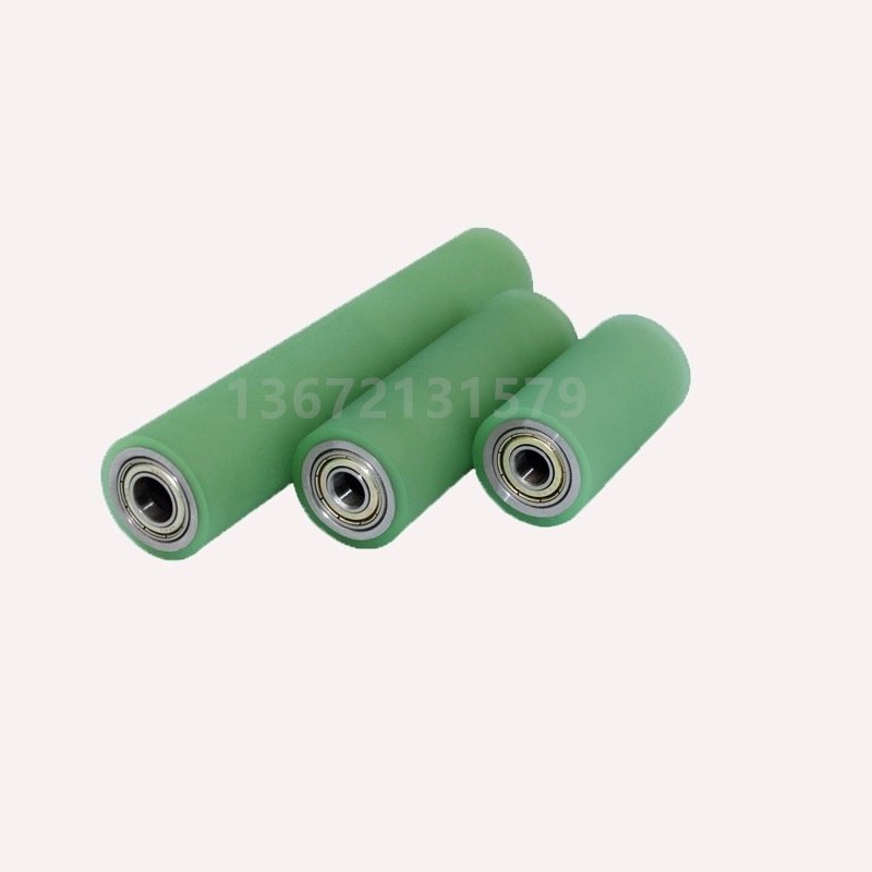 China Manufacturer High-Temperature Resistant Industrial Round & Rectangular Polyurethane Rubber Roller Pattern PU Coated Wheel