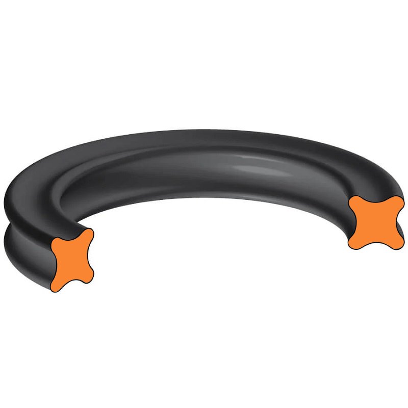 Factory Price Good Quality NBR/FKM/VMQ Rubber X Cross Ring Seal Quad Ring X-ring for Air Compressor