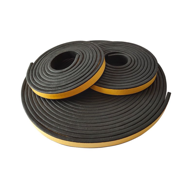 EPDM Rubber Draught Seal and Foam seal for Window or Door Adhesive Foam Sealing Strip