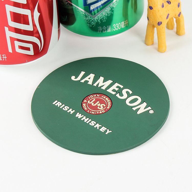 Custom promotional gifts 3D airplane pvc rubber beer coasters