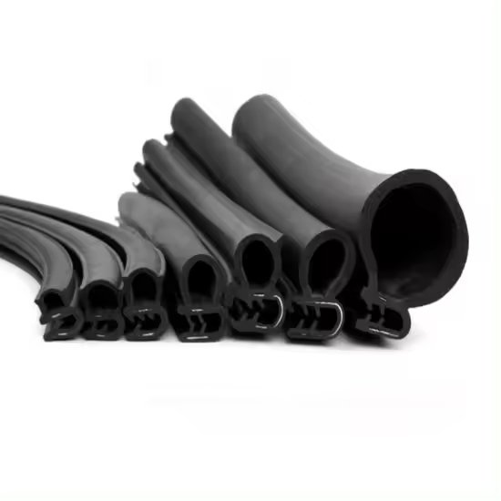 Automotive Door Rubber Weatherstrip Pinch Weld Rubber Gasket seal strip side bubble epdm sealing metal sheet