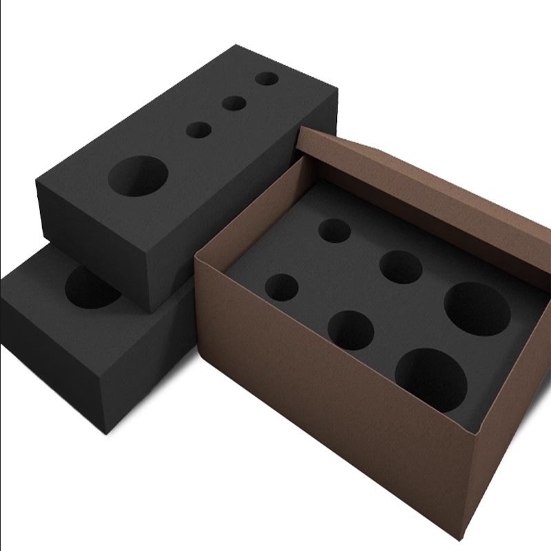 factory die cut custom Wholesale bulk high quality black white color adhesive rubber EVA Foam Sheets for crafts and packaging