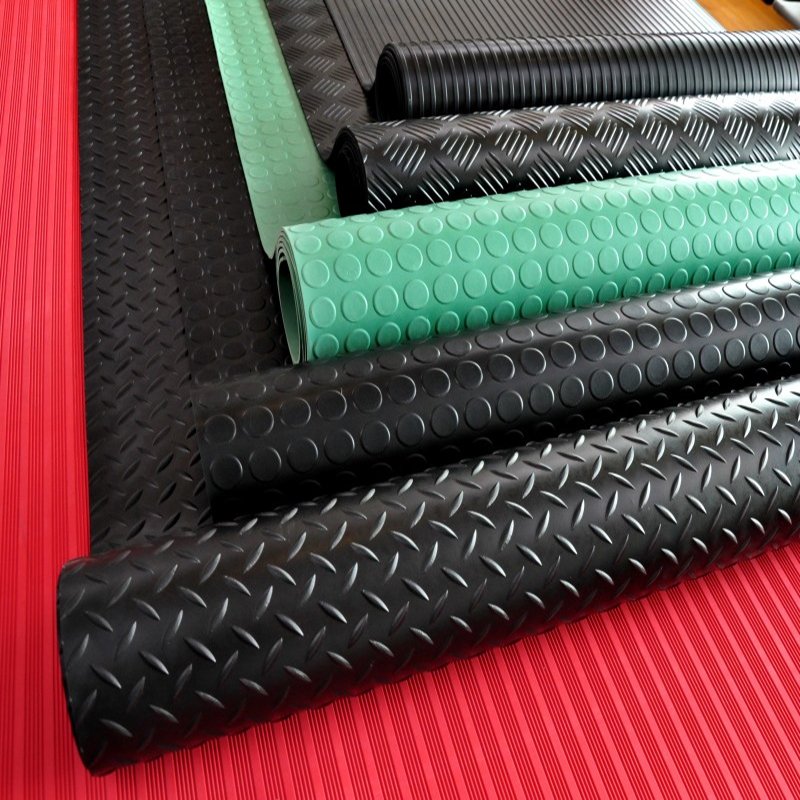 Environmentally friendly safe and waterproof Non slip Rubber Sheet Rubber Mat roll