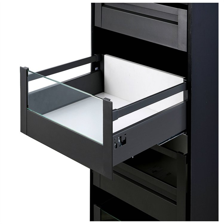 Soft Closing Full Extension Double Wall drawer box Drawer Slides