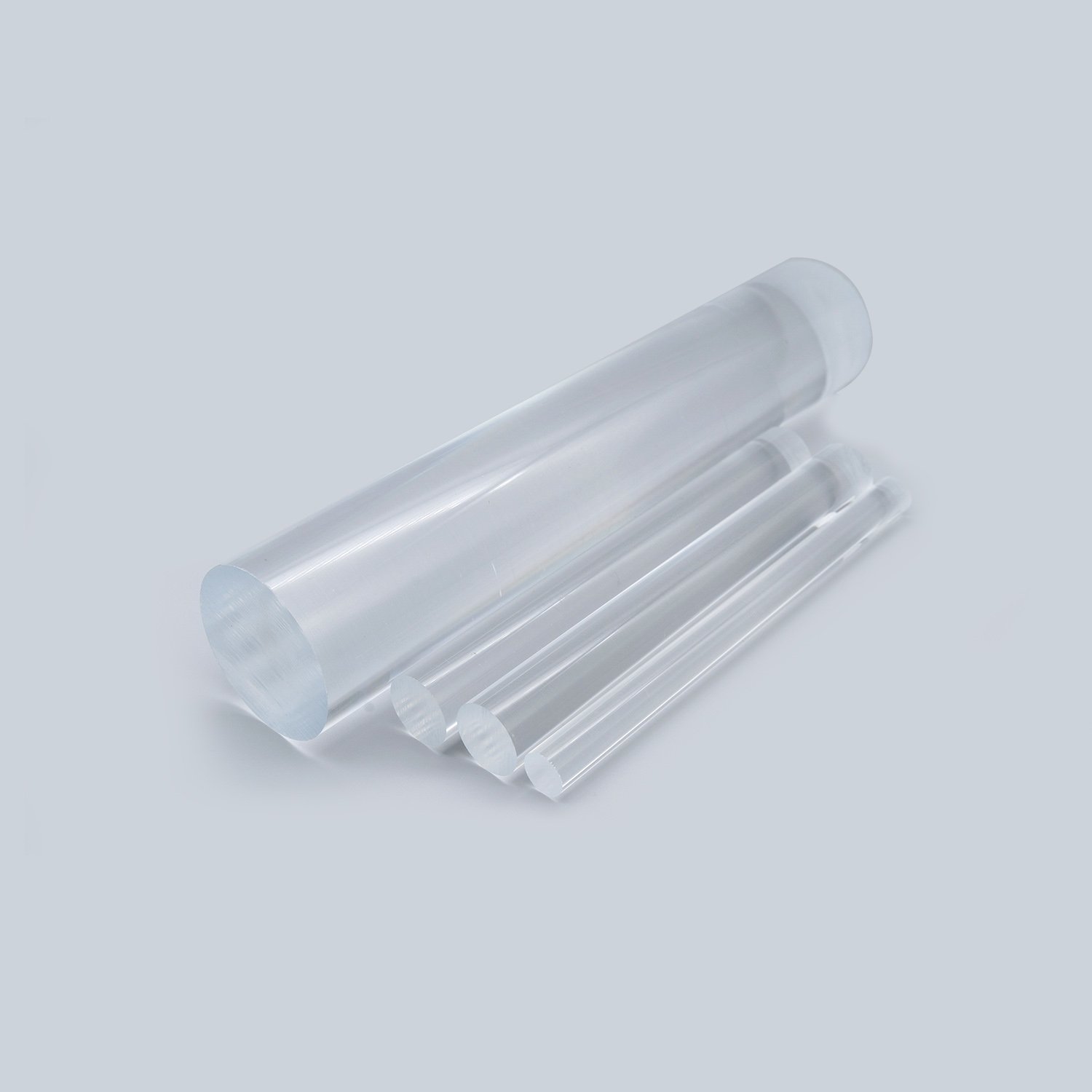Transparent color round rod PMMA bubble Plexiglass round rod column