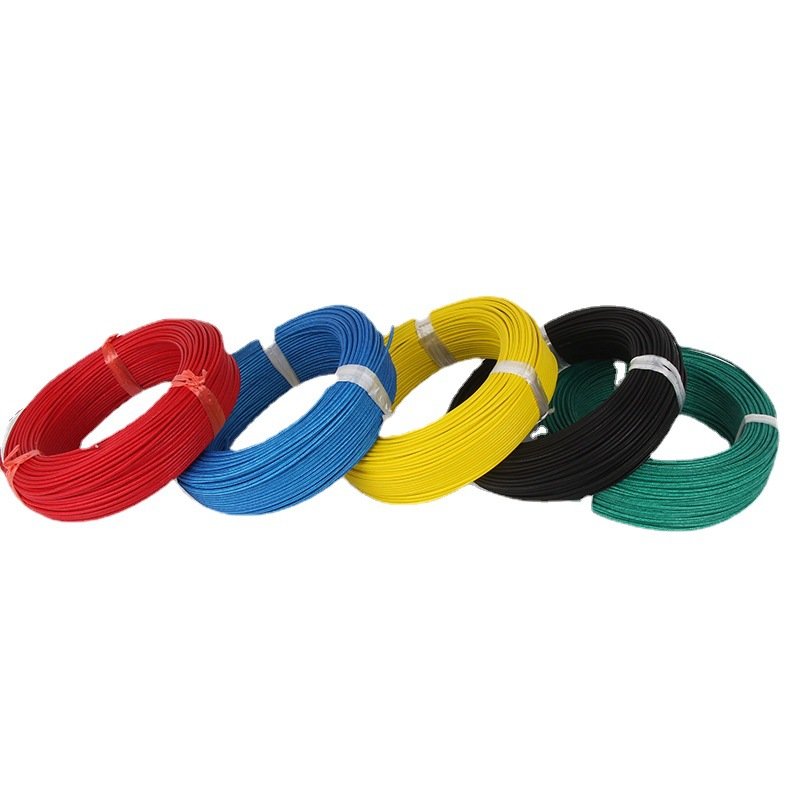 Ul3512 8 13 28 Awg Flight High Temperature Single Conductor Silicone Rubber Covered Fiber Glass Braided Flex Automotive Wire