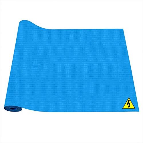 Duratuf XVolt Insulating Mat Electrical Safety Class C 33.0Kv 3mm Thickness 1m x 10m Black/Blue