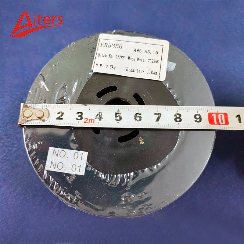 Aluminum Welding Wire ER5356 0.8mm 1.0mm 1.2mm 1.6mm Plastic Metal Spool Gas Protection Copper Coated MIG CO2