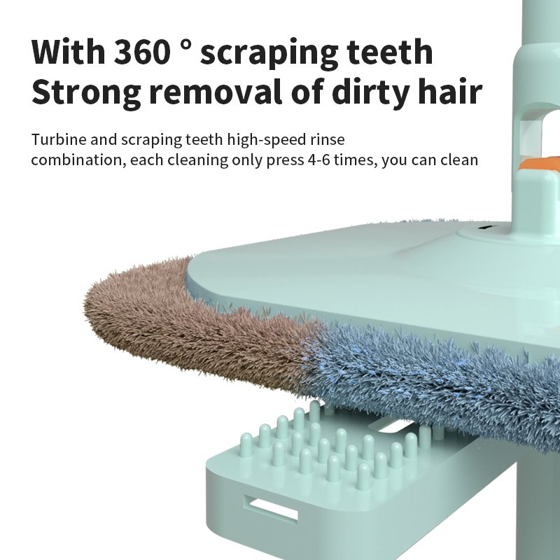 Magic Floor Dust Home Cleaning Spin Mops And Bucket Set Squeeze Mop Bucket With Replacement Microfiber