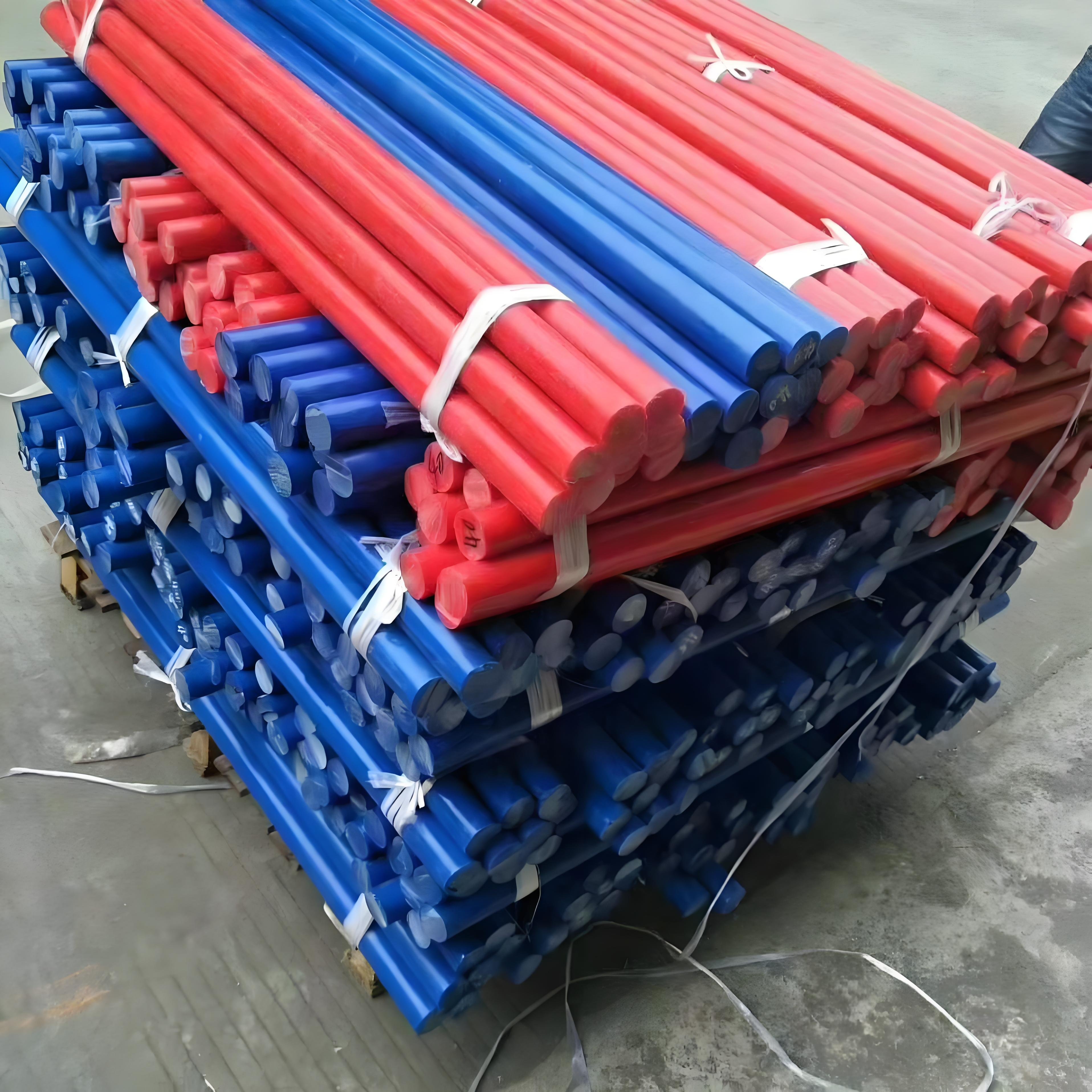 White Solid Flexible Nylon PA6 Threaded Rod Plastic Sheets for Engineering Plastic Products-Nylon Plastic Rods