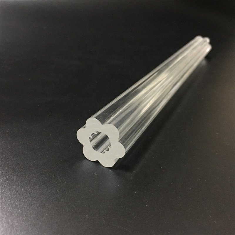 thick optical clear acrylic tube transparent pmma rod profile led light housing tube lens pipe