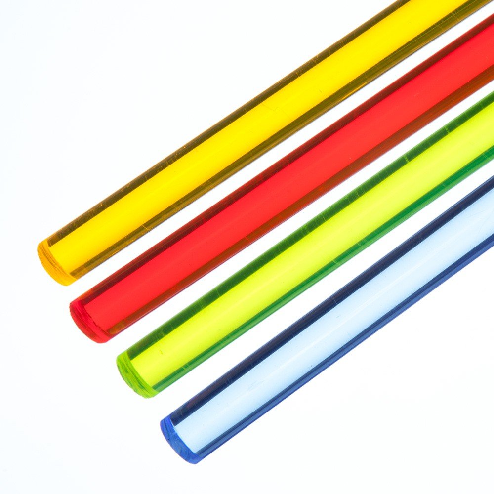 Acrylic Solid Rod Large Plastic OEM Customized Polish Building Surface Color Material Decoration Origin Type Stable