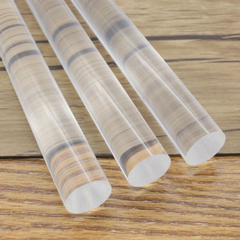 Acrylic Solid Rod Large Plastic OEM Customized Polish Building Surface Color Material Decoration Origin Type Stable