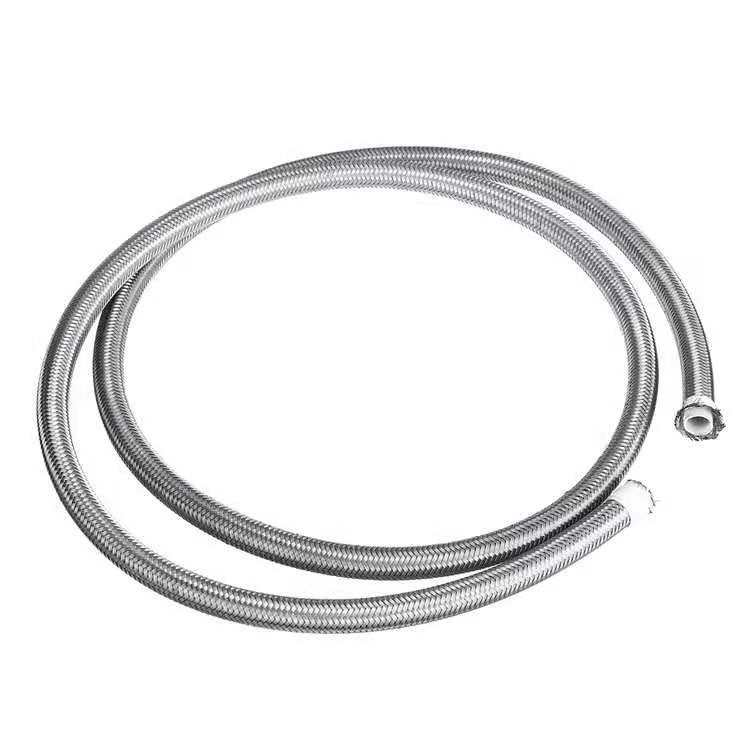 Racing Automotive an4 an6 an8 an10 an12 an16 an20 Nylon Stainless Steel Braided e85 Oil Cooler Fuel Line Rubber Hose